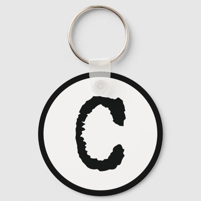 Letter C Key Ring (Front)