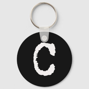Letter C Key Ring