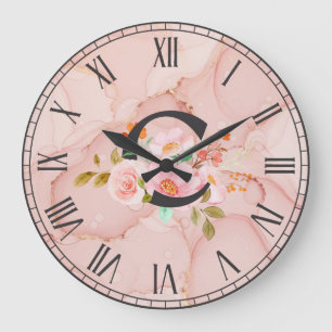 Letter C Large Clock