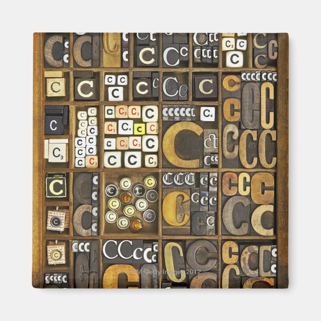 Letter C Magnet (Front)