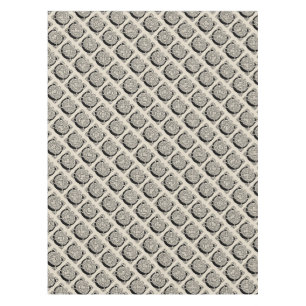 Letter C Monogram Vintage Celtic Knot Print Tablecloth