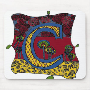 Letter C Mousepad
