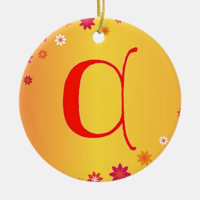 Letter C Ornament (Front)