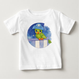 Letter C: Parrot in Hat - Little Pirate Baby T-Shirt