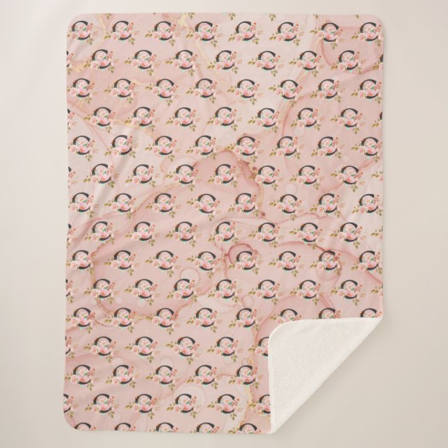 Letter C Sherpa Blanket (Front)