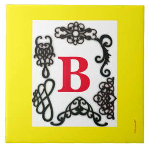 Letter Ceramic Tile