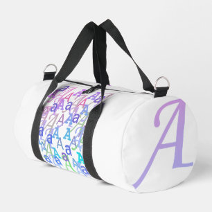  Letter Confetti "A"  Duffle Bag