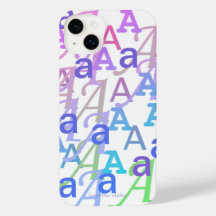 Letter Confetti "A" iPhone Case