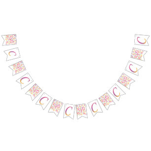 Letter Confetti "C" Bunting