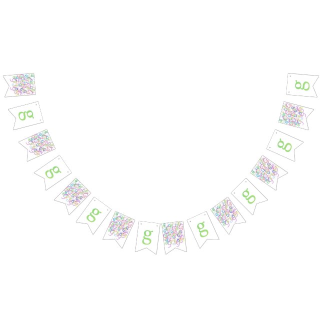 Letter Confetti "G" Bunting (All)