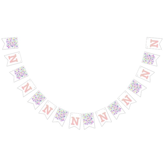 Letter Confetti "N" Bunting (All)