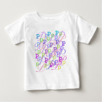 Letter Confetti "P"
