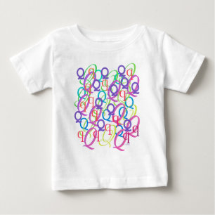 Letter Confetti "Q" Baby T-Shirt