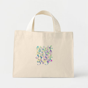 Letter Confetti "S" Mini Tote Bag