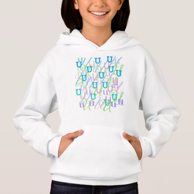 Letter Confetti "U"  (Front)