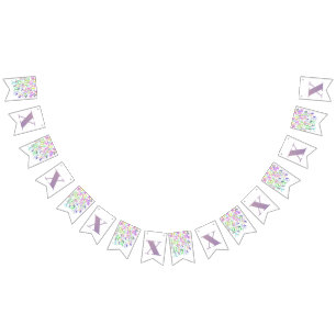 Letter Confetti "X" Bunting