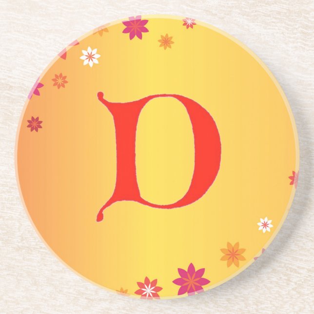 Letter D Coaster (Front)