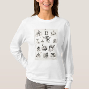 Letter D from an alphabet primer, 1832 T-Shirt