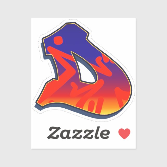 Letter D — Night Sky (Sheet)