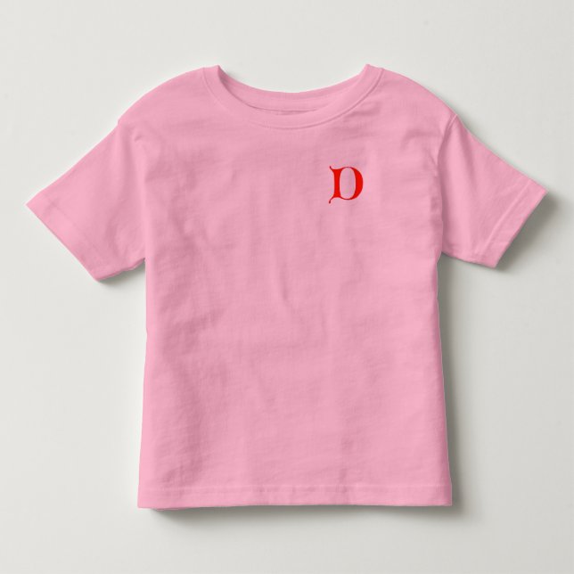 Letter D Shirt (Front)