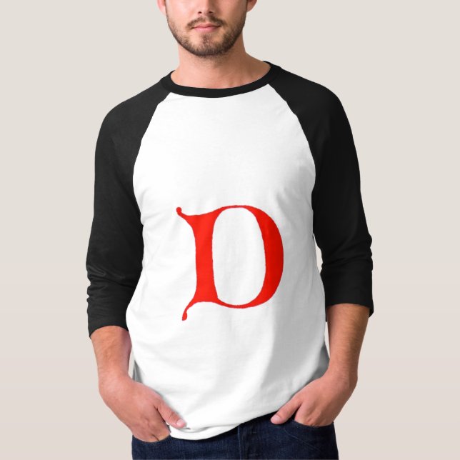 Letter D Shirt (Front)
