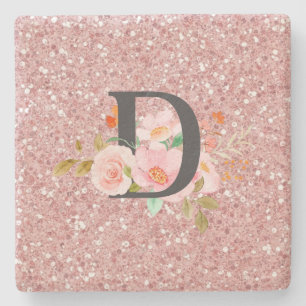 Letter D Stone Coaster