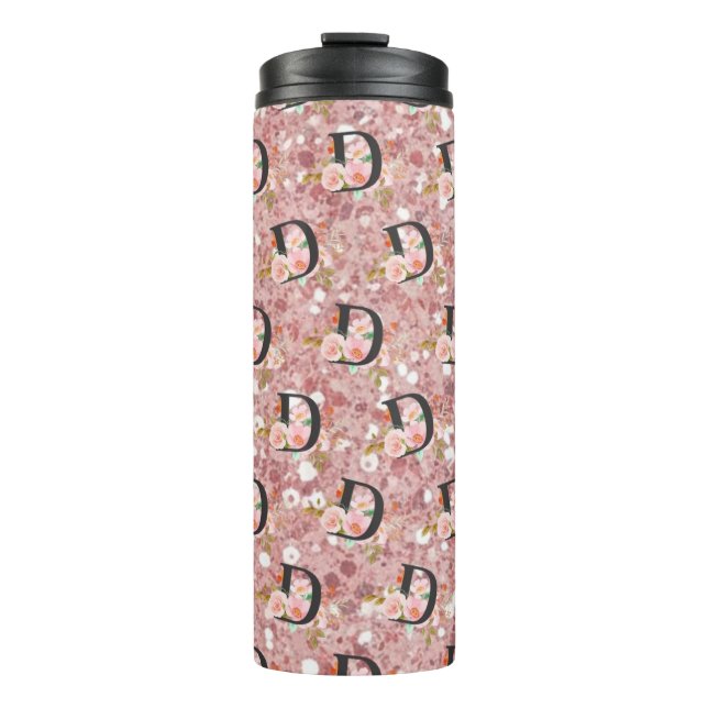 Letter D Thermal Tumbler (Front)