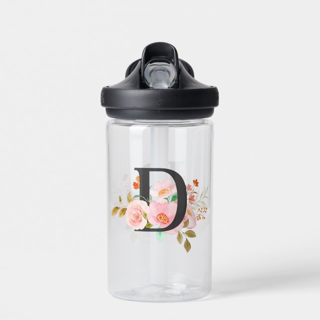 Letter D Water Bottle (Front)