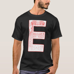 Letter E Alphabet characters - Initial Letter E mo T-Shirt