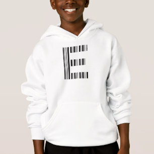 LETTER E BAR CODE First Initial Barcode Pattern