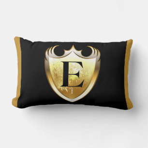 Letter E Capital Alphabet Lumbar Cushion