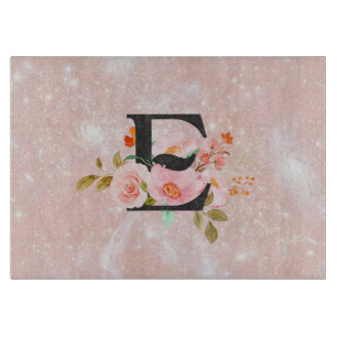 Letter E Cutting Board