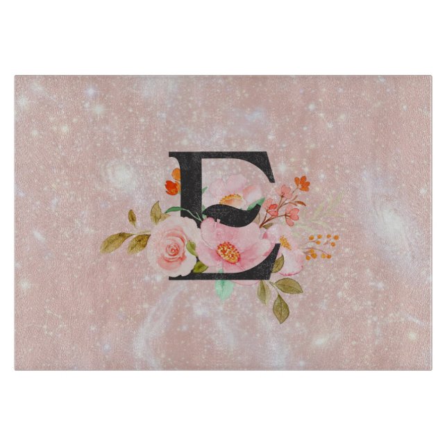 Letter E Cutting Board (Front)