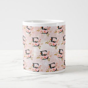 Letter E Giant Coffee Mug