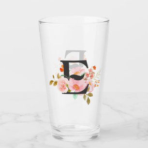 Letter E Glass