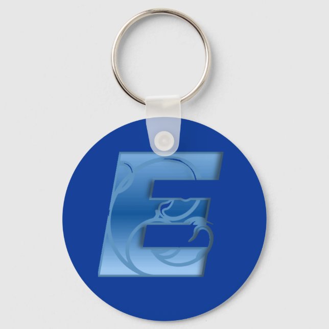Letter E Key Ring (Front)