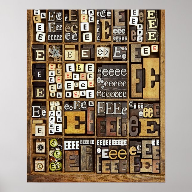 Letter E Poster (Front)