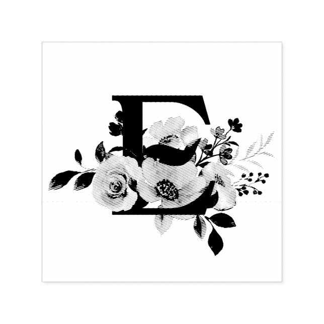 Letter E Self-inking Stamp (Design)