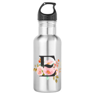 Letter E Stainless Steel Water Bottle