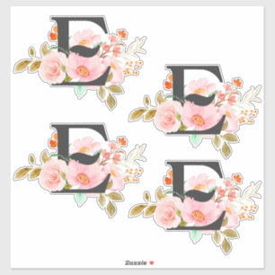 Letter E Sticker