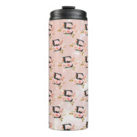 Letter E Thermal Tumbler