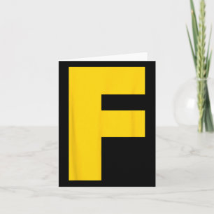 Letter F Chipmunk Group Matching Halloween Costume Card