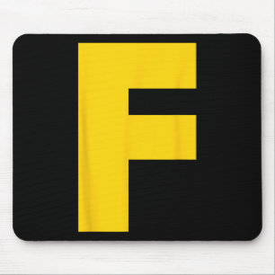 Letter F Chipmunk Group Matching Halloween Costume Mouse Pad