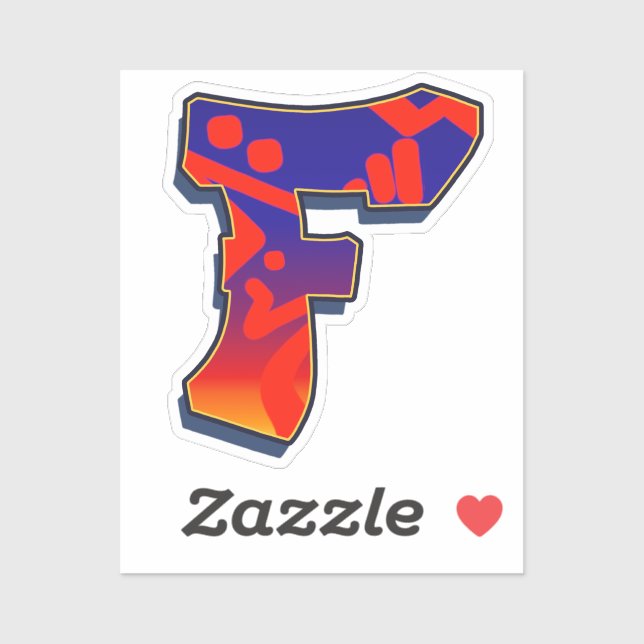 Letter F - Night Sky (Sheet)