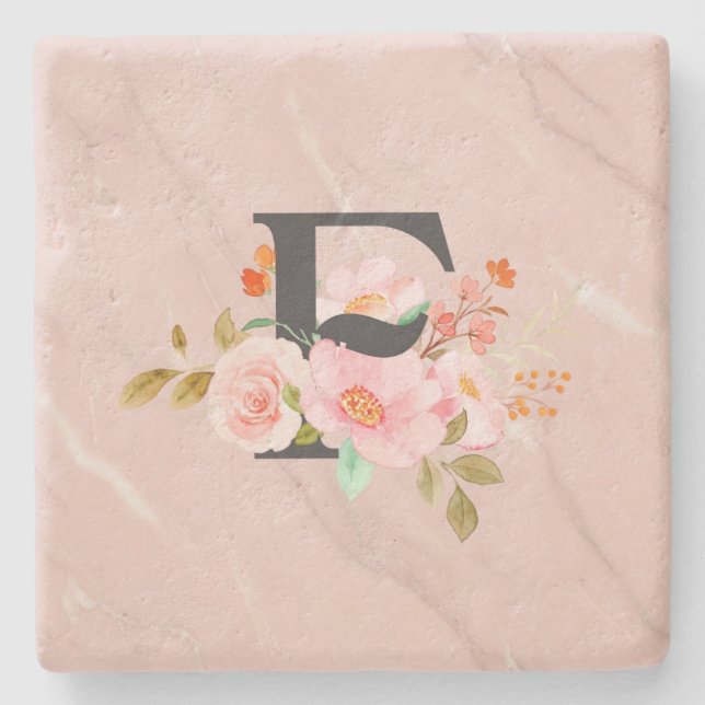 Letter F Stone Coaster (Front)