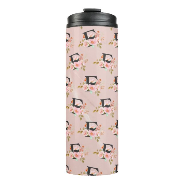 Letter F Thermal Tumbler (Front)