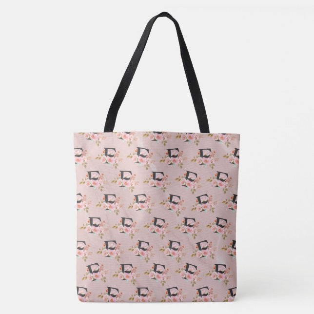 Letter F Tote Bag (Front)