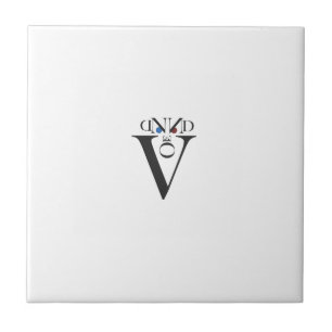 Letter Face Ceramic Tile