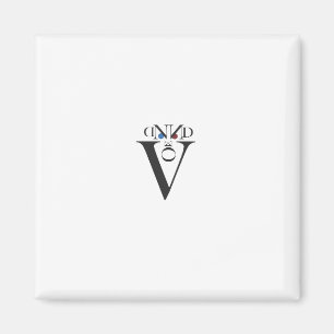 Letter Face Magnet