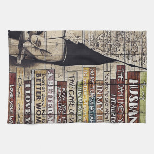 Letter For Family Family Decoration Tea Towel